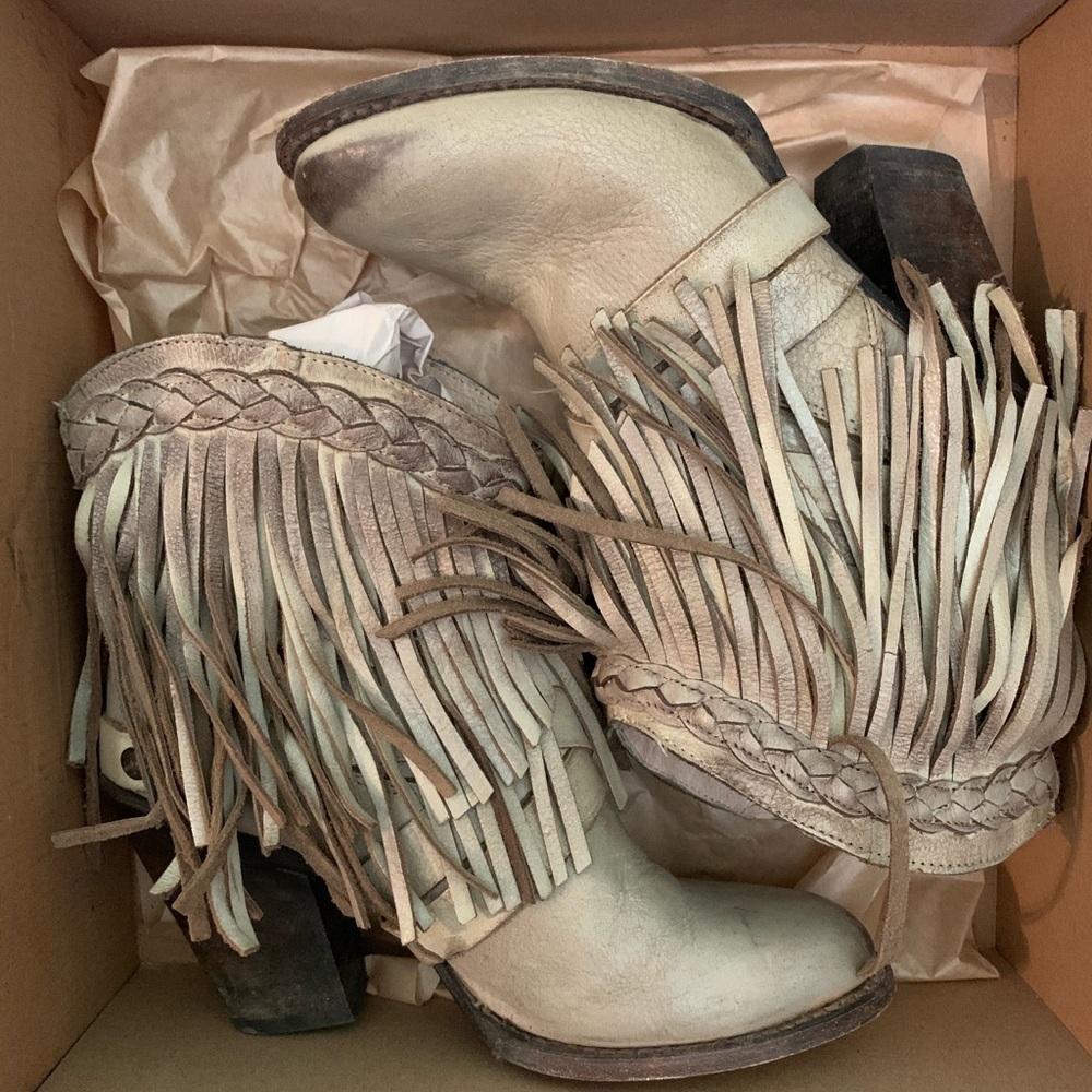 FREEBIRD BY STEVEN Maddan TONTO FRINGE BOOTS